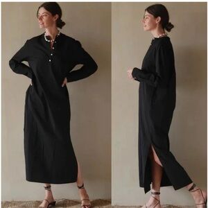 NWOT Donni Mandarin Dress in Black